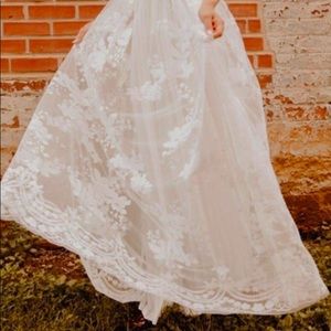 Southern Fried Chics White Maxi Dress NWT size M